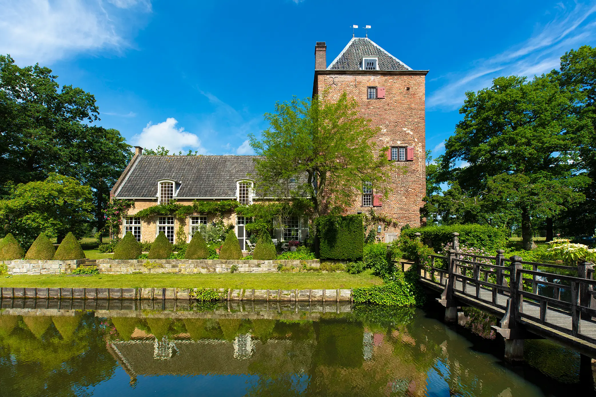 Prachtig kasteel in Langbroek
